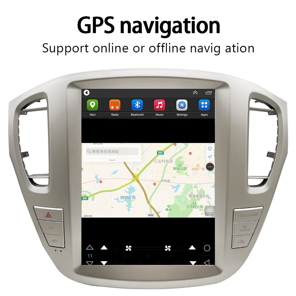 12.1inch Hot Sale Car Video Android GPS Navigation for Toyota Highlander 2001-2007 Car Multimedia Radio Car DVD Player - Image 5