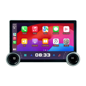 Dual Knob 2 Din 10.1 Inch Android Car Radios with GPS Navigation Octa-Core RAM4GB ROM64GB CarPlay Android Stereo Auto Carplay Screen Car Player