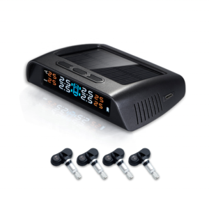 Car TPMS Tire Pressure Monitoring System Solar Charging HD Digital LCD Display Auto Alarms Wireless internal Sensors TPMS